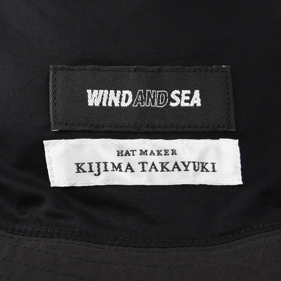 KIJIMA TAKAYUKI x WDS Fishnet Recycled Nylon Bucket Hat / BLACK