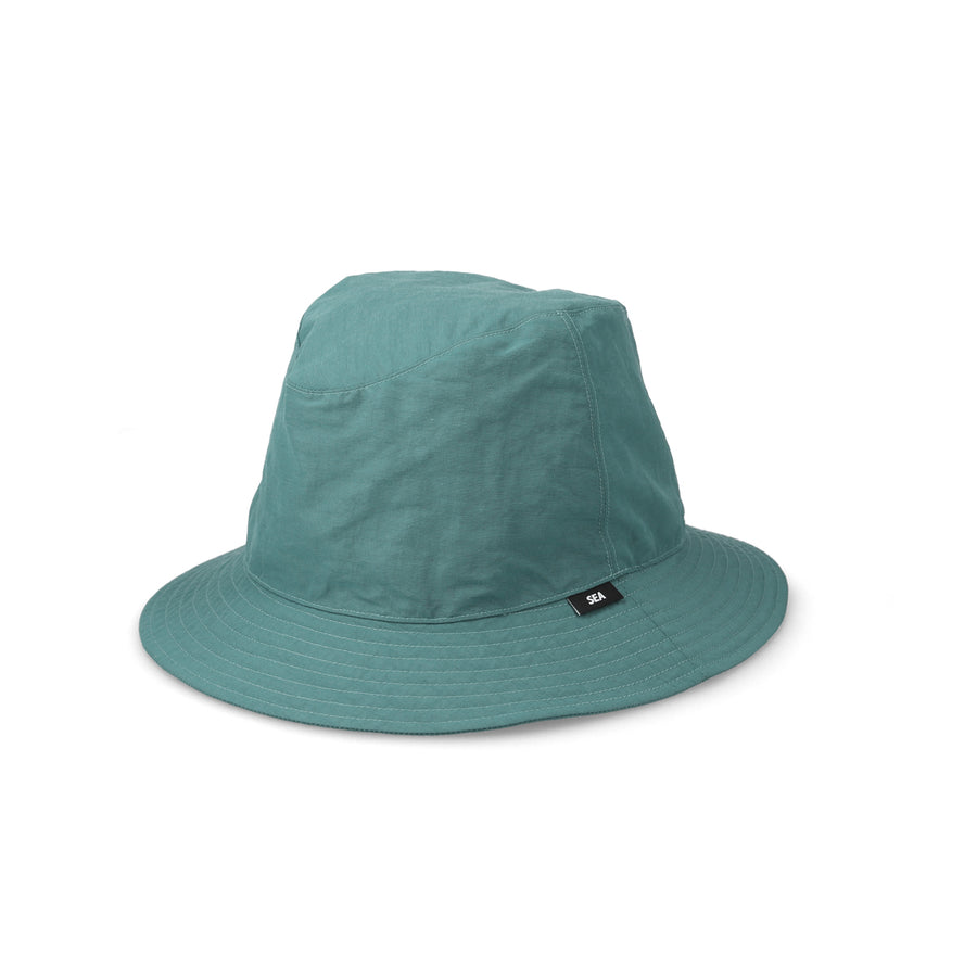 KIJIMA TAKAYUKI x WDS Fishnet Recycled Nylon Bucket Hat / GREEN