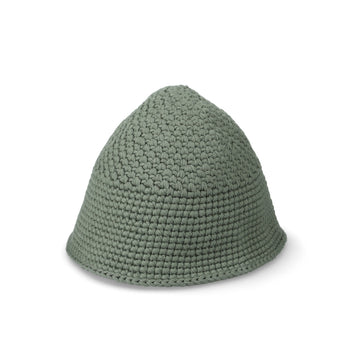 KIJIMA TAKAYUKI x WDS Fishnet Recycled Hand Knit Sailor Hat / GREEN