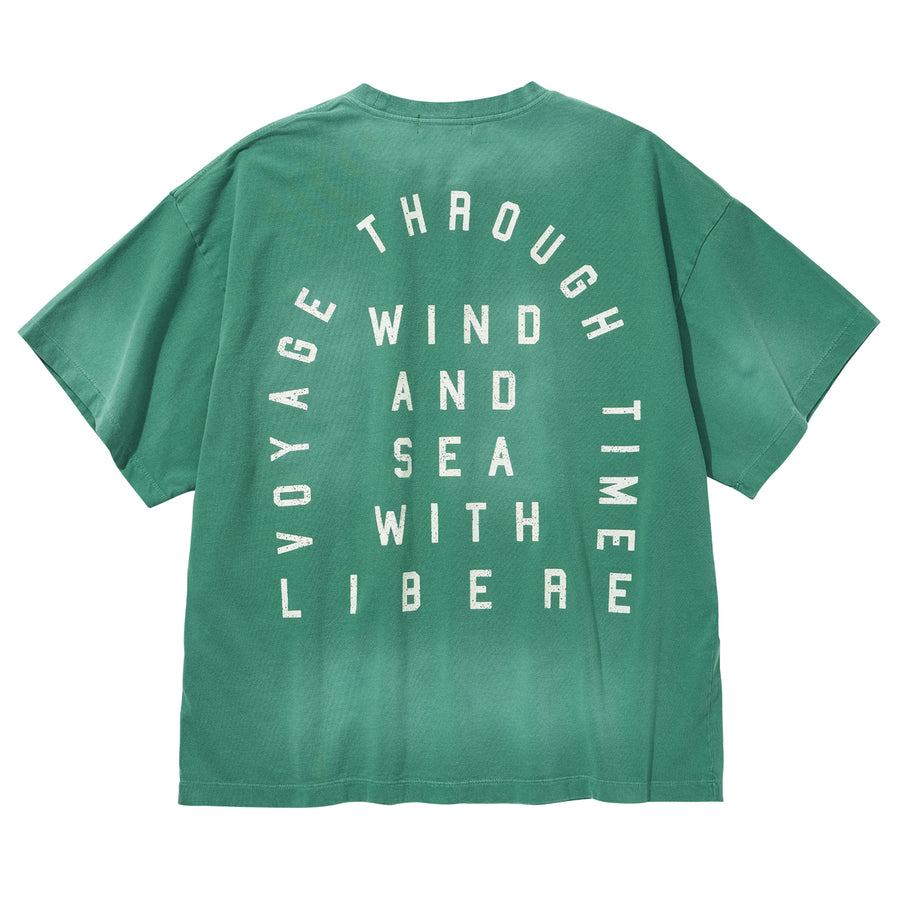 LIBERE x WDS LOGO TEE / GREEN