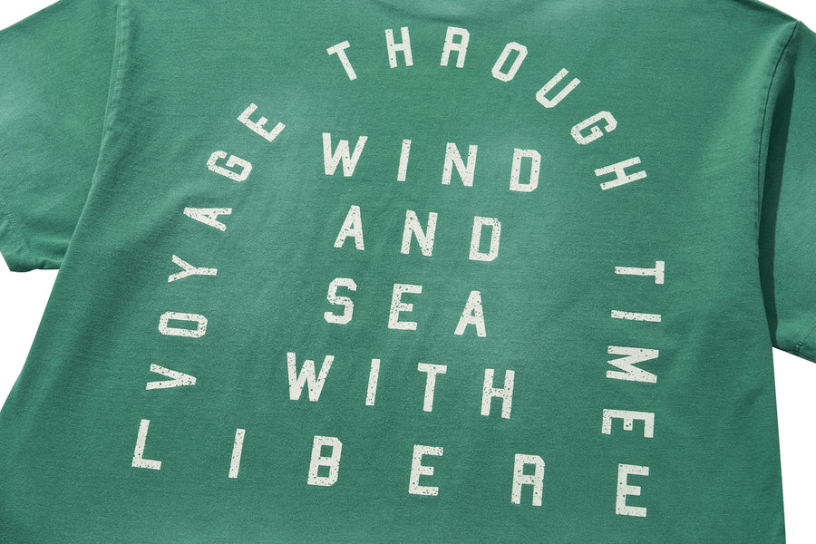 LIBERE x WDS LOGO TEE / GREEN