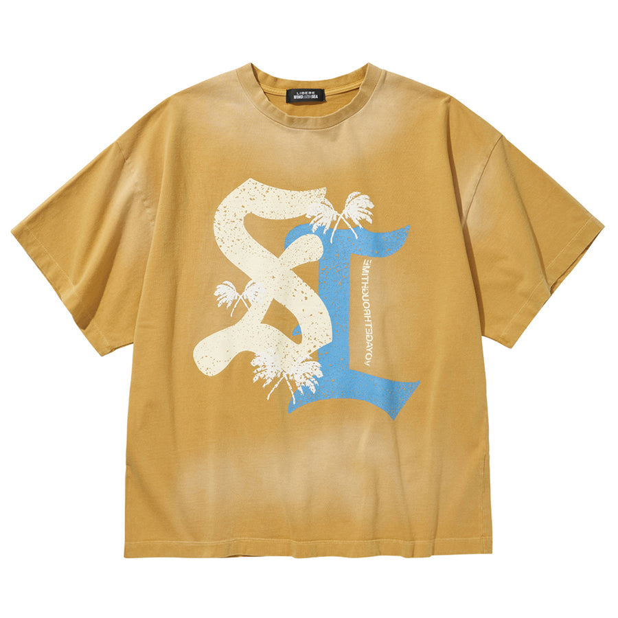 LIBERE x WDS LOGO TEE / YELLOW