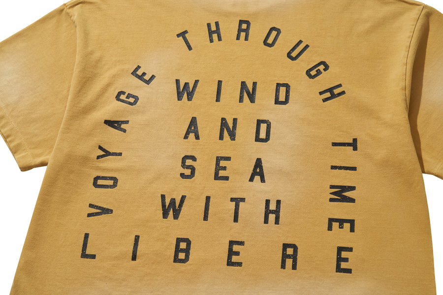 LIBERE x WDS LOGO TEE / YELLOW