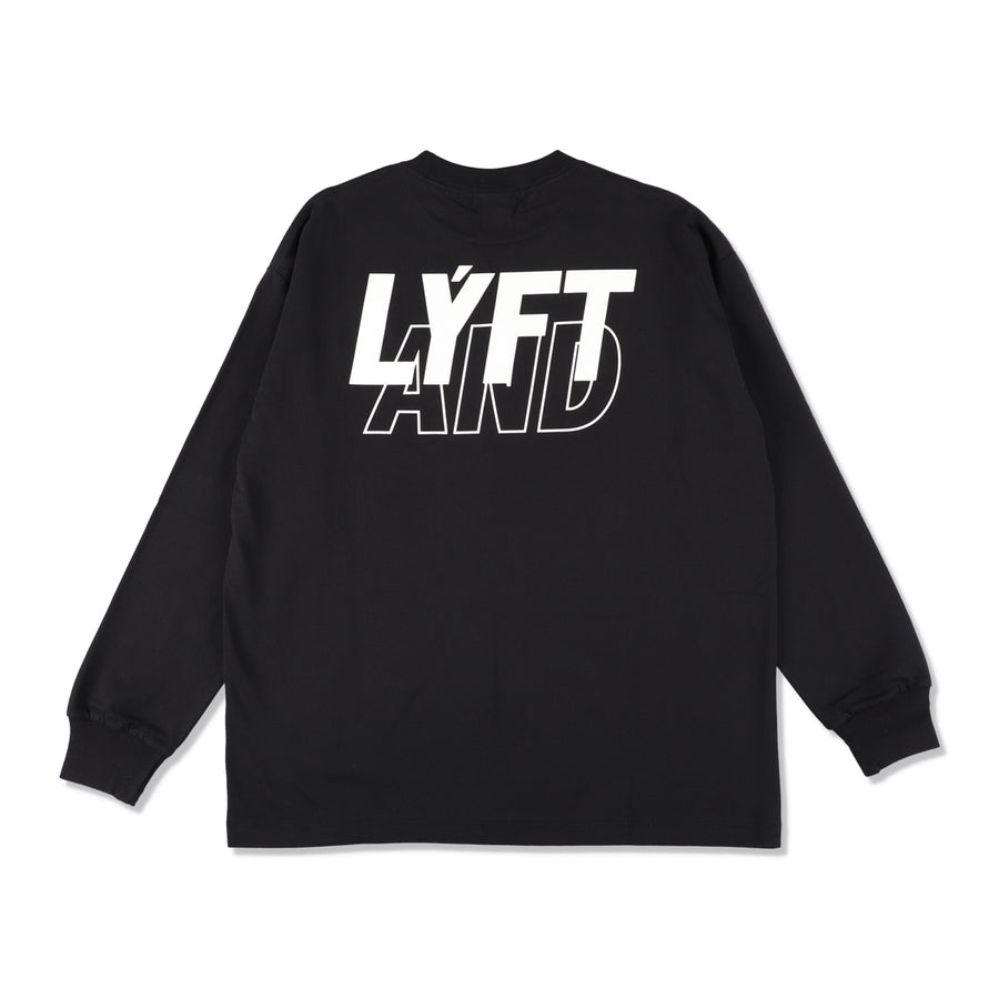 LYFT x WDS LYFT AND SEA L/S TEE / BLACK