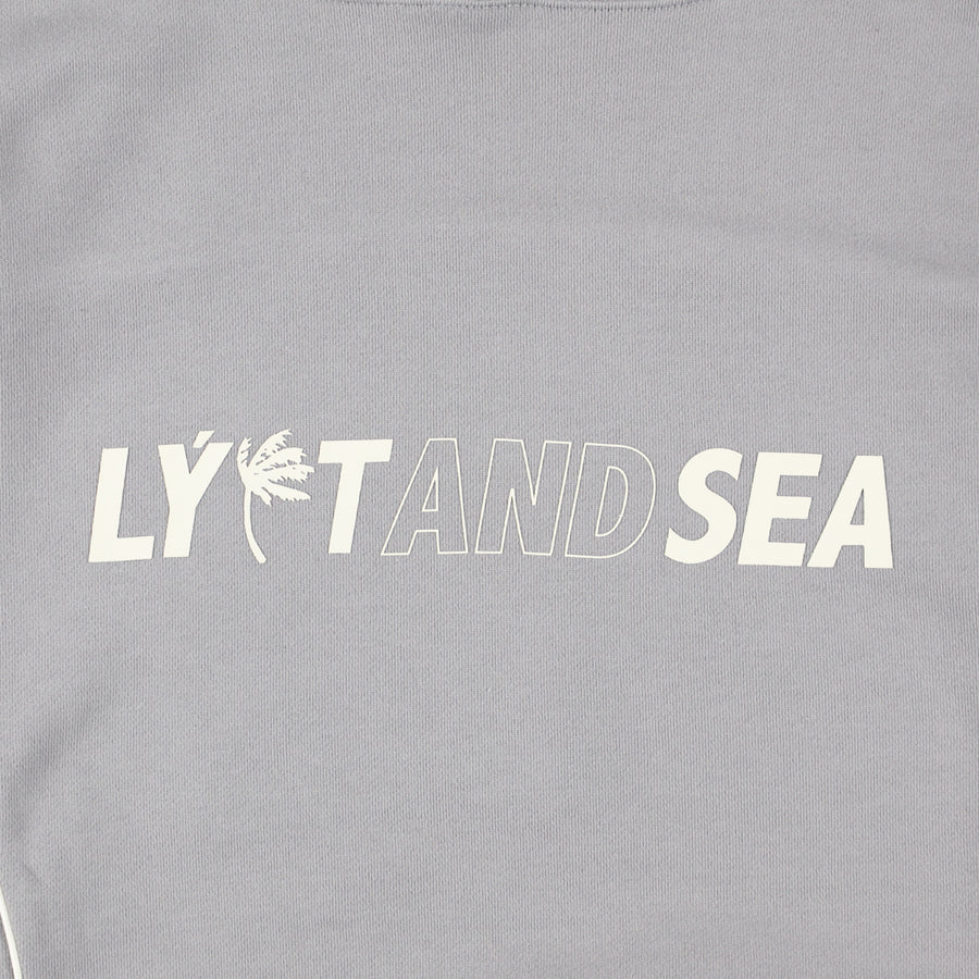 LYFT x WDS PIPING HOODED SWEAT SHIRT / GRAY