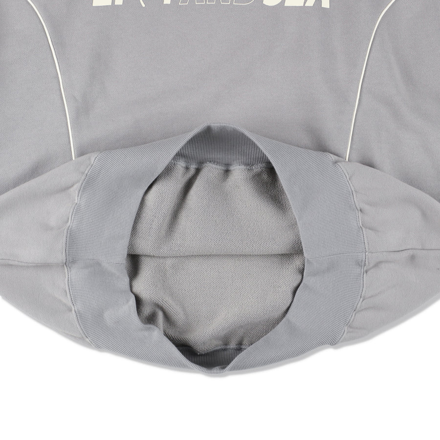 LYFT x WDS PIPING HOODED SWEAT SHIRT / GRAY