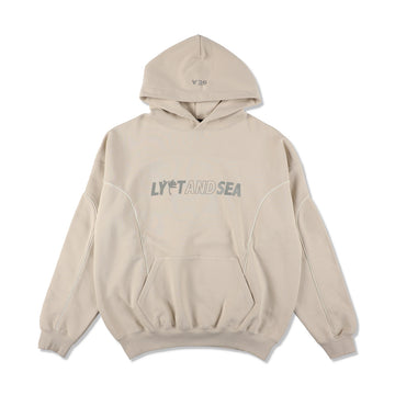 LYFT x WDS PIPING HOODED SWEAT SHIRT / IVORY