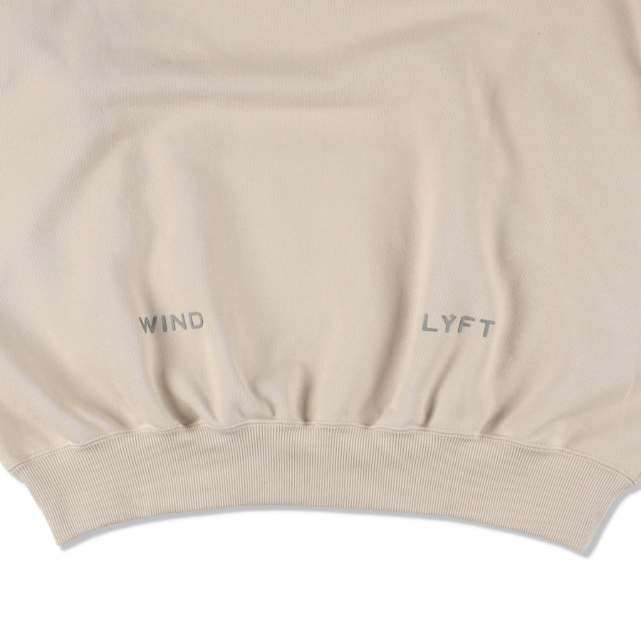 LYFT x WDS PIPING HOODED SWEAT SHIRT / IVORY