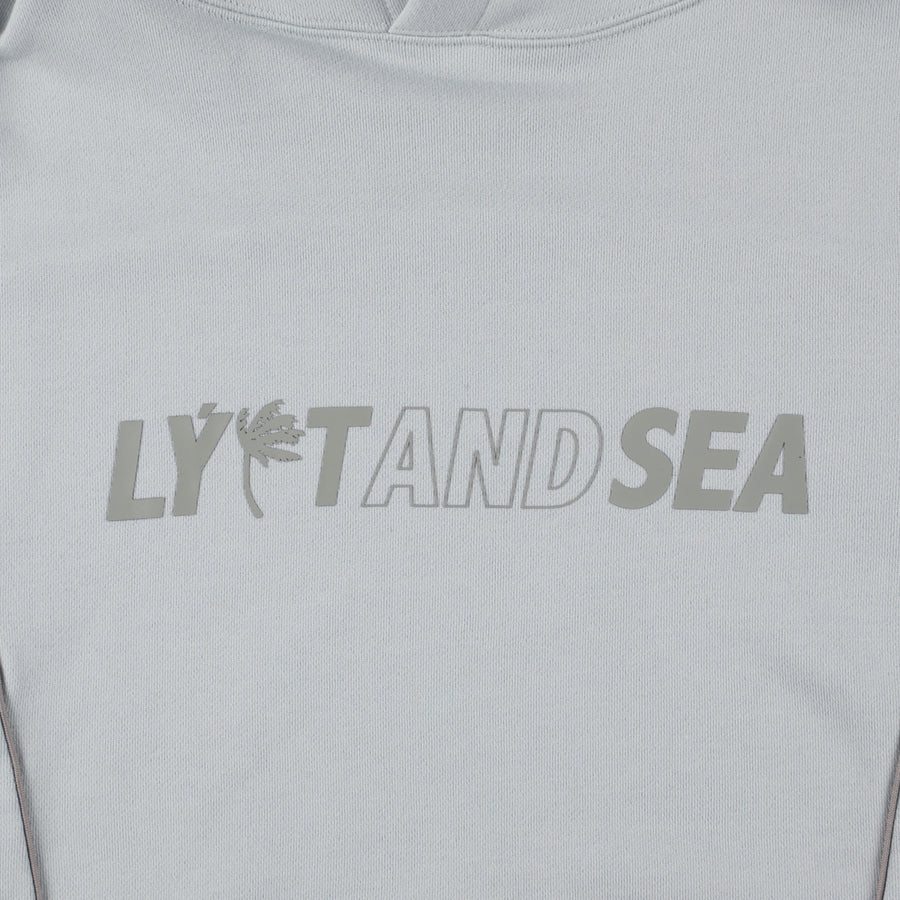 LYFT x WDS PIPING HOODED SWEAT SHIRT / L_BLUE