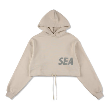 LYFT x WDS LYFT AND SEA DRAWSTRINGS HOODED SWEAT SHIRT (Female) / IVORY