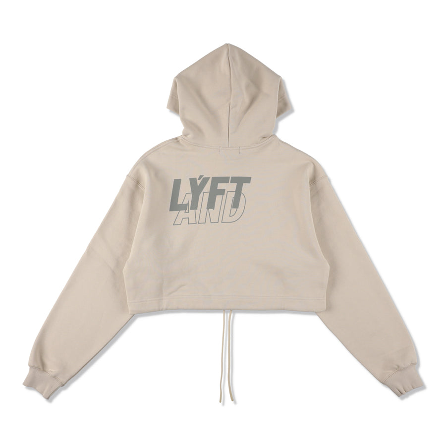 LYFT x WDS LYFT AND SEA DRAWSTRINGS HOODED SWEAT SHIRT (Female) / IVORY