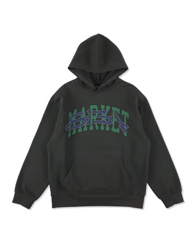 MARKET x WDS ARCH LOGO HOODED SWEAT SHIRT