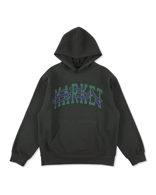 MARKET x WDS ARCH LOGO HOODED SWEAT SHIRT