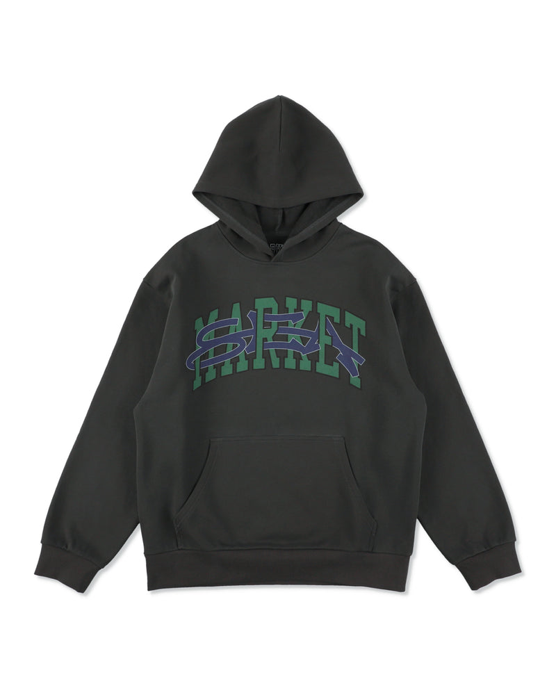 MARKET x WDS ARCH LOGO HOODED SWEAT SHIRT