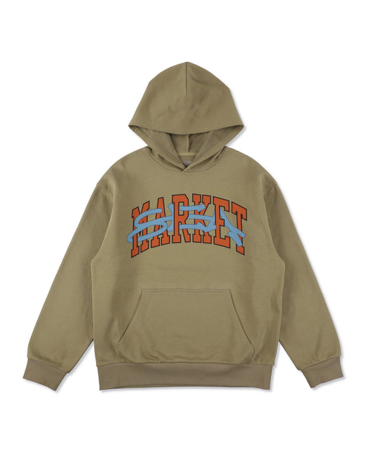 MARKET x WDS ARCH LOGO HOODED SWEAT SHIRT