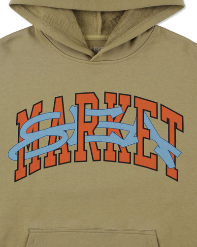 MARKET x WDS ARCH LOGO HOODED SWEAT SHIRT
