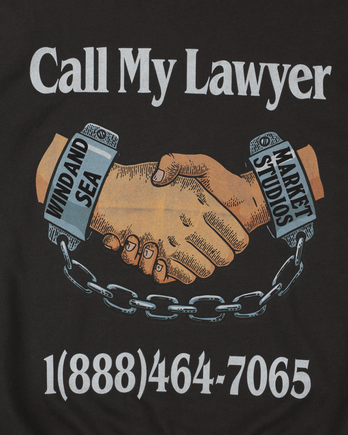 MARKET x WDS CALL MY LAWYER HOODED SWEAT SHIRT