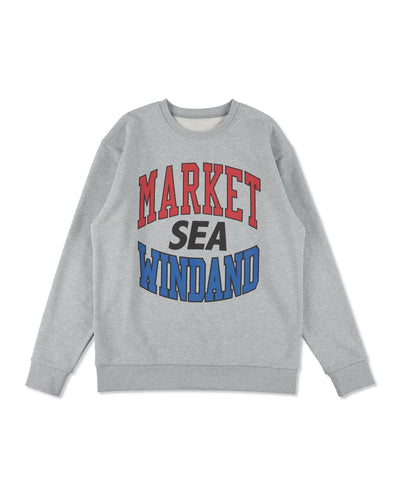 MARKET x WDS LOGO CREW NECK SWEAT SHIRT