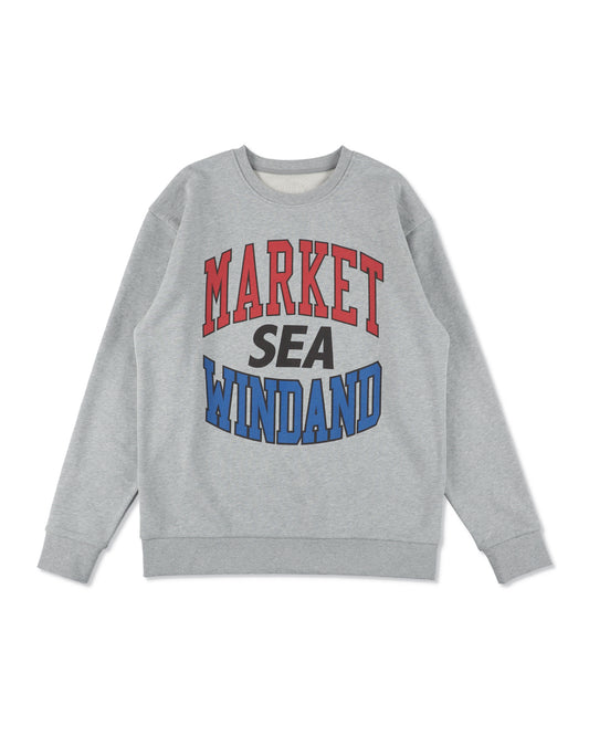 MARKET x WDS LOGO CREW NECK SWEAT SHIRT