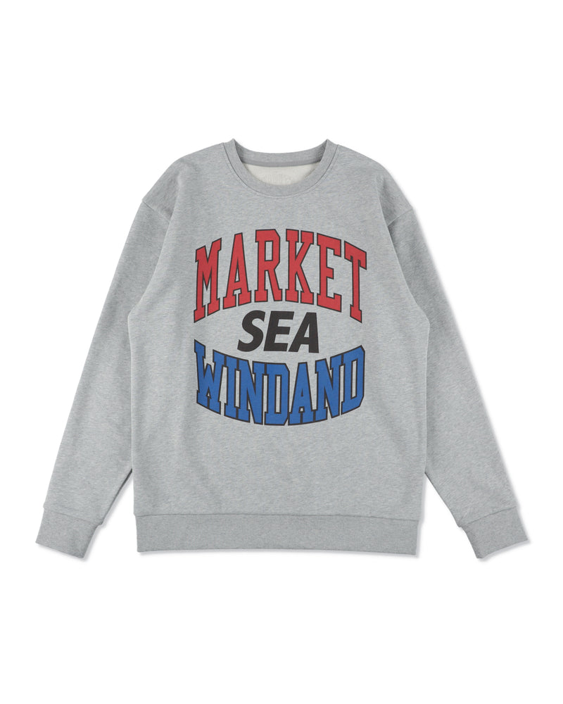 MARKET x WDS LOGO CREW NECK SWEAT SHIRT