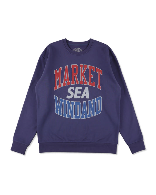 MARKET x WDS LOGO CREW NECK SWEAT SHIRT