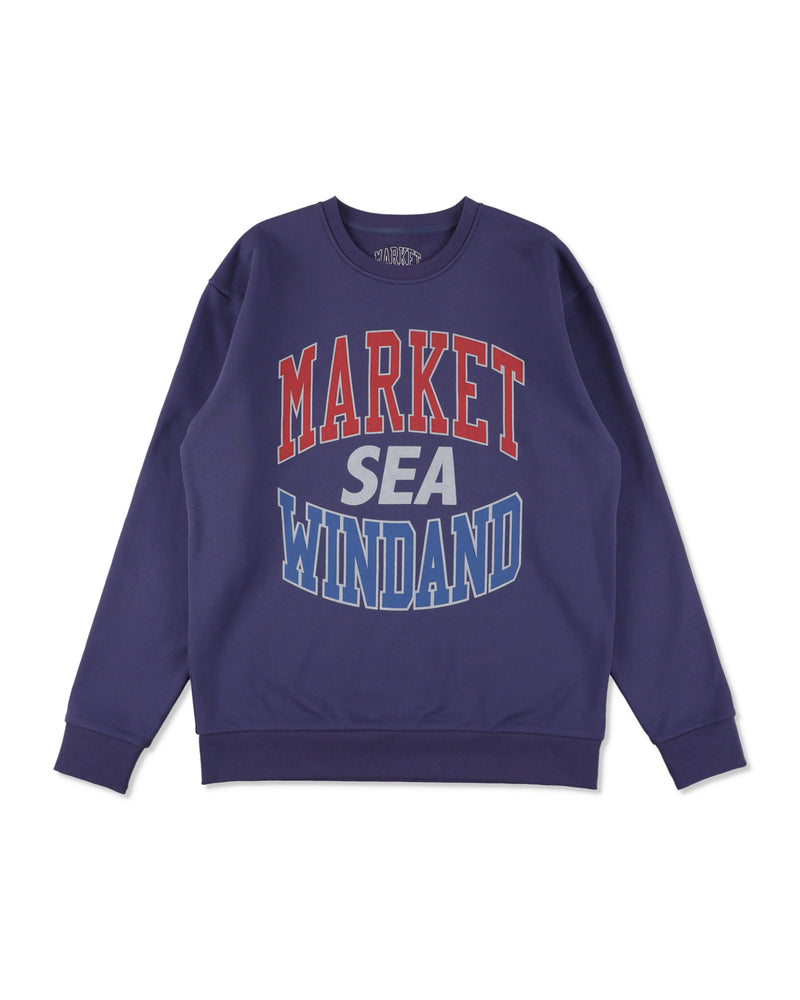 MARKET x WDS LOGO CREW NECK SWEAT SHIRT
