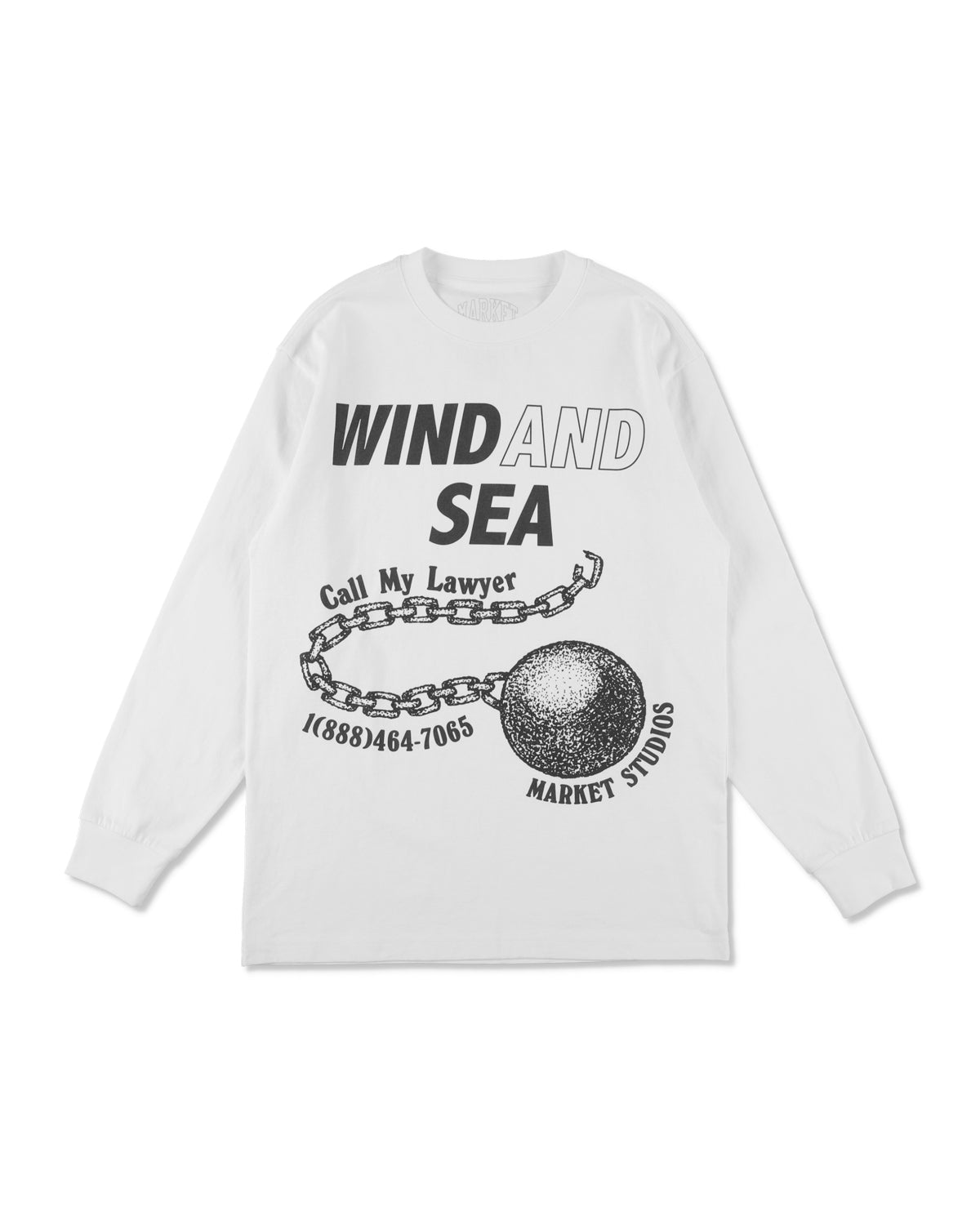 MARKET x WDS CALL MY LAWER L/S TEE