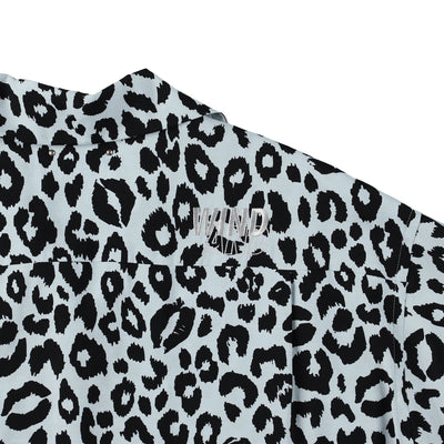 MINEDENIM x WDS Lips Leopard Print Open Collar SH