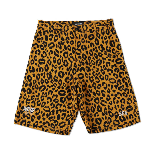 MINEDENIM x WDS Lips Leopard Print Easy Shorts