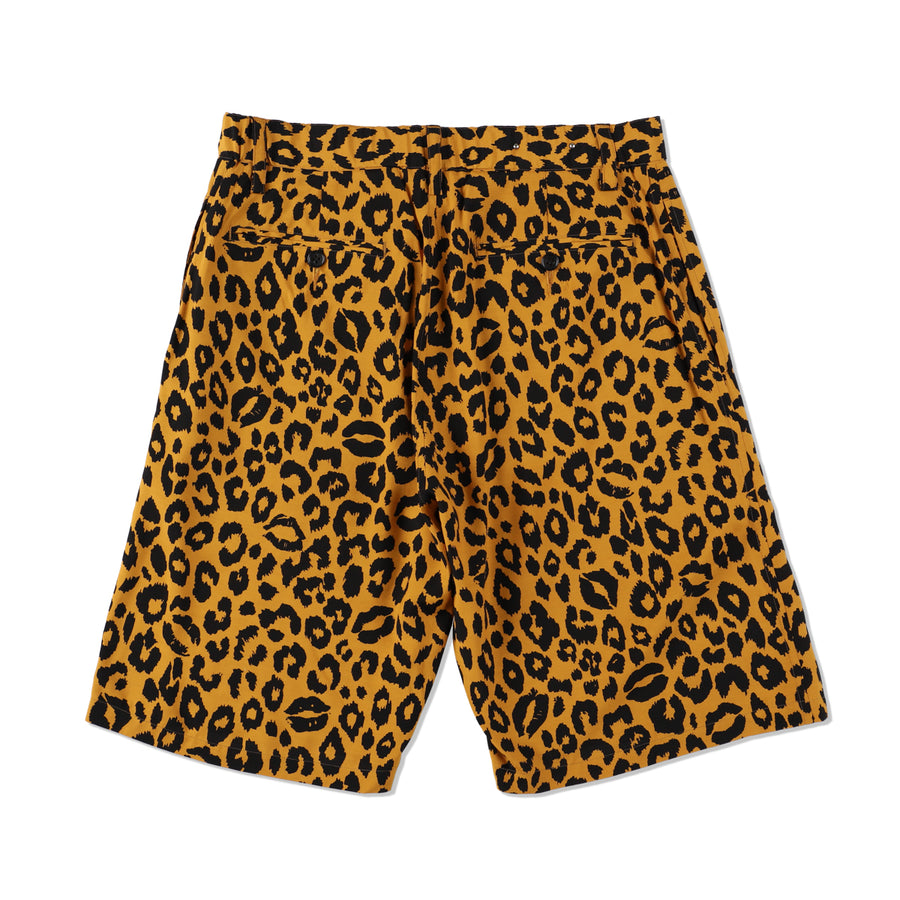 MINEDENIM x WDS Lips Leopard Print Easy Shorts / BRT