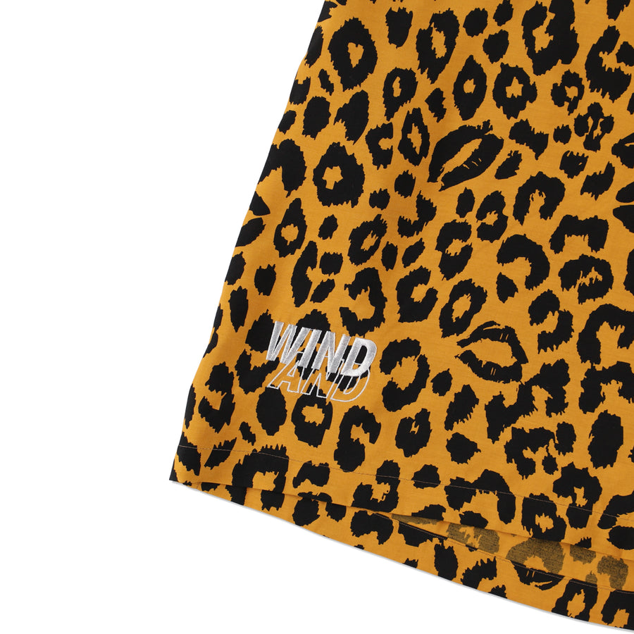 MINEDENIM x WDS Lips Leopard Print Easy Shorts / BRT