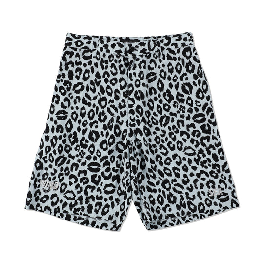 MINEDENIM x WDS Lips Leopard Print Easy Shorts