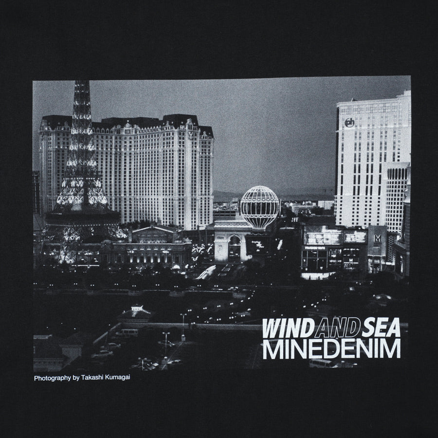 MINEDENIM x WDS Photo L/S Tee / BLK