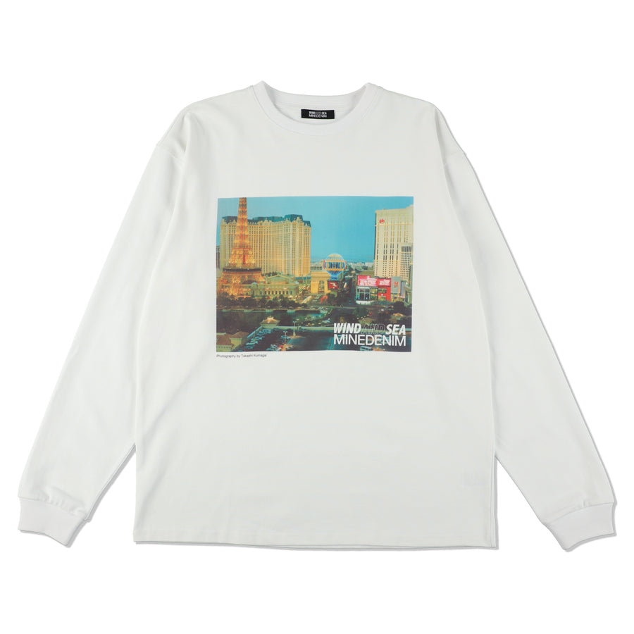 MINEDENIM x WDS Photo L/S Tee / WHT