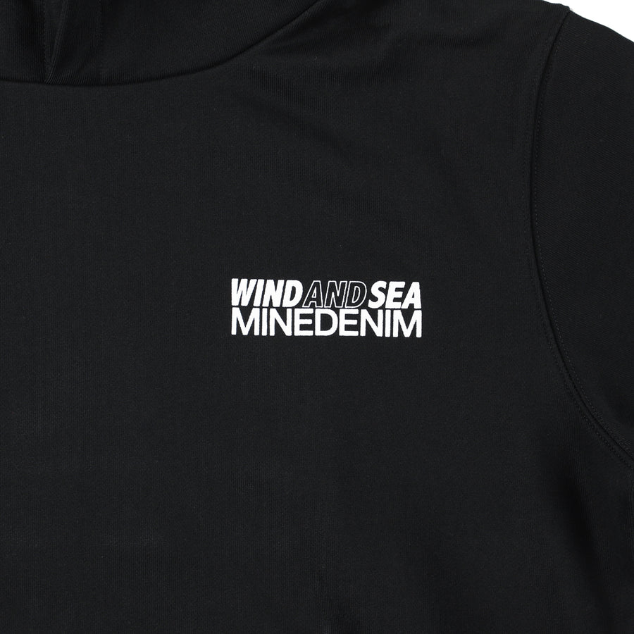 MINEDENIM x WDS Photo Hoodie / BLK