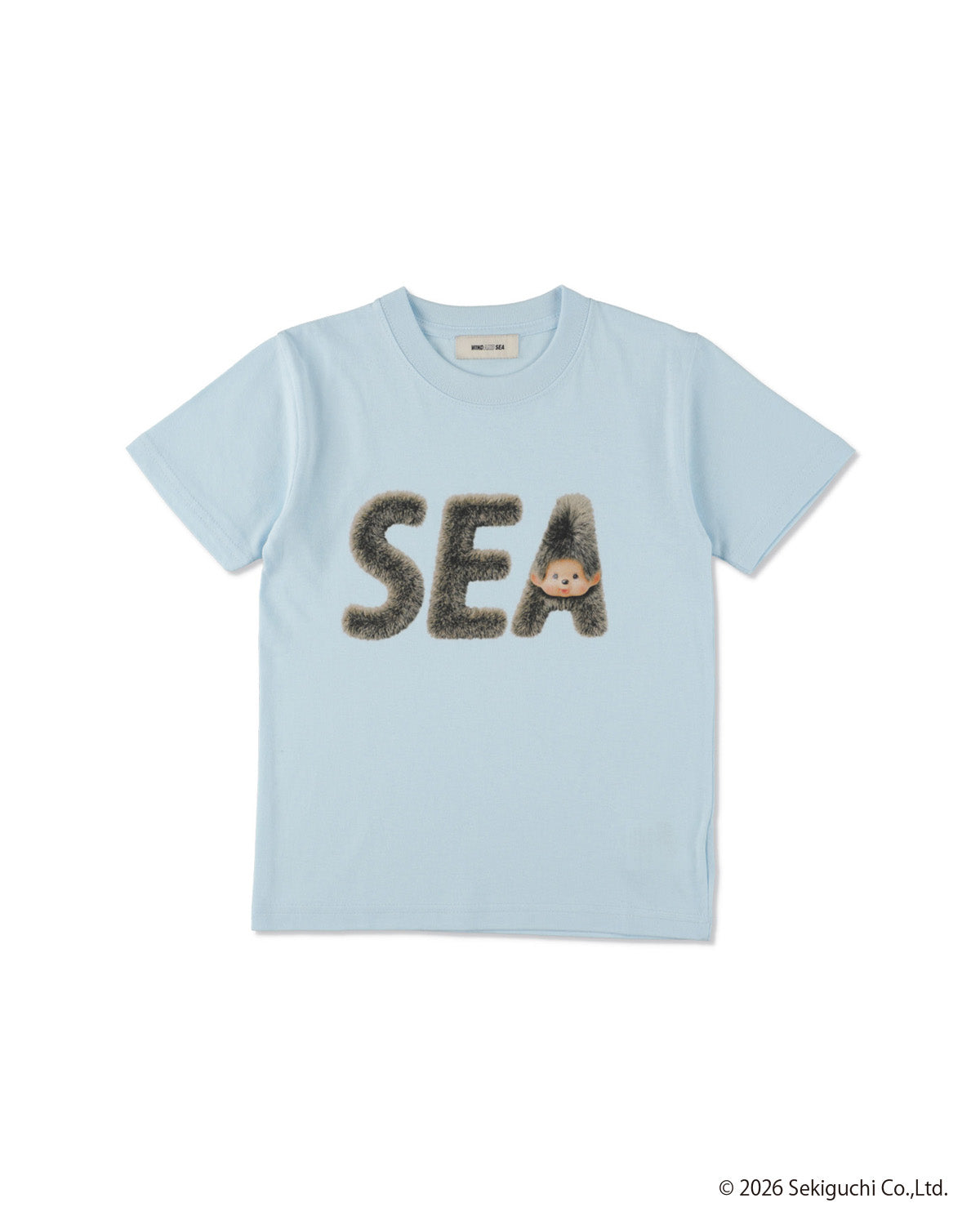 トップス WINDANDSEA MONCHHICHI WDS FUR OGSEA TEE MONCHHICHI x WDS FUR OG SEA KIDS TEE – WIND AND SEA