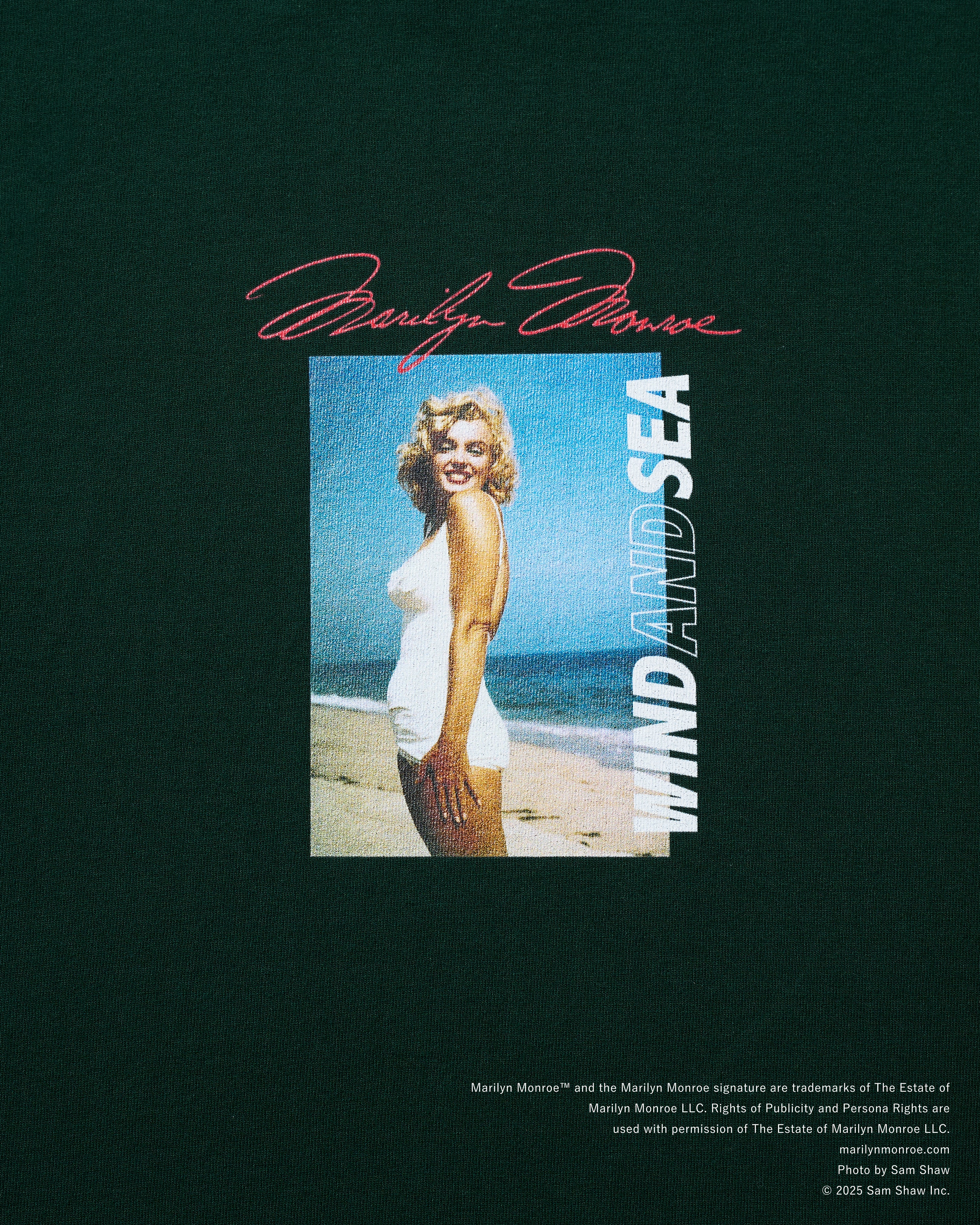 【まりもね】 Marilyn Monroe Beach S/S TEE – WIND AND SEA