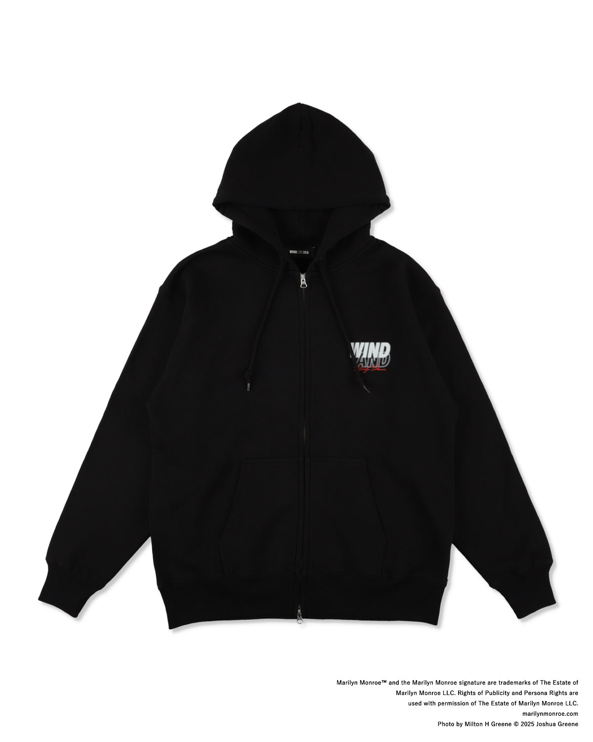 MARILYN MONROE x WDS ZIP HOODED SWEAT SHIRT