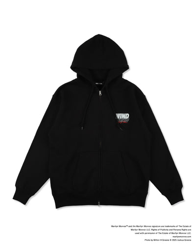 MARILYN MONROE x WDS ZIP HOODED SWEAT SHIRT
