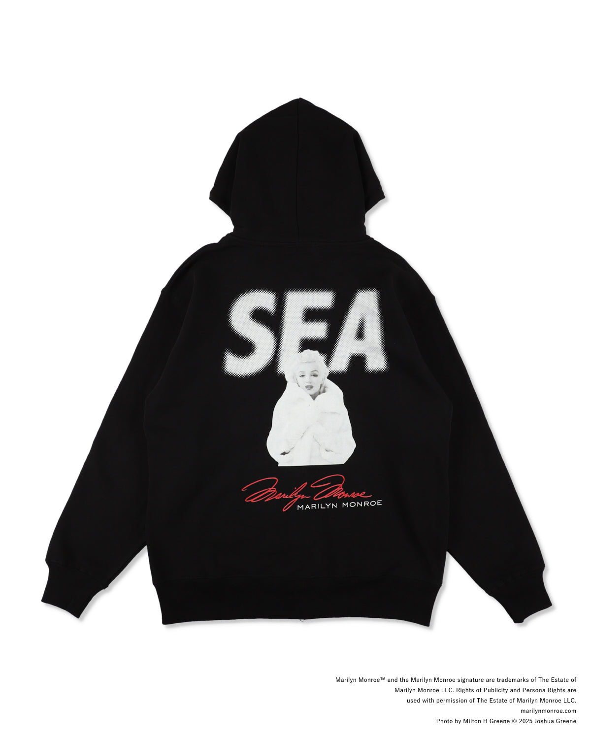 MARILYN MONROE x WDS ZIP HOODED SWEAT SHIRT