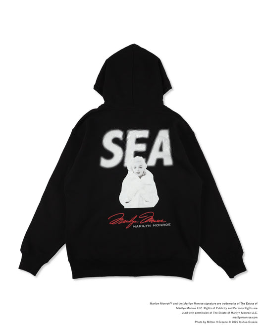 MARILYN MONROE x WDS ZIP HOODED SWEAT SHIRT