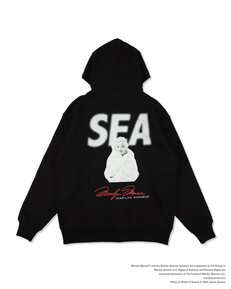 MARILYN MONROE x WDS ZIP HOODED SWEAT SHIRT