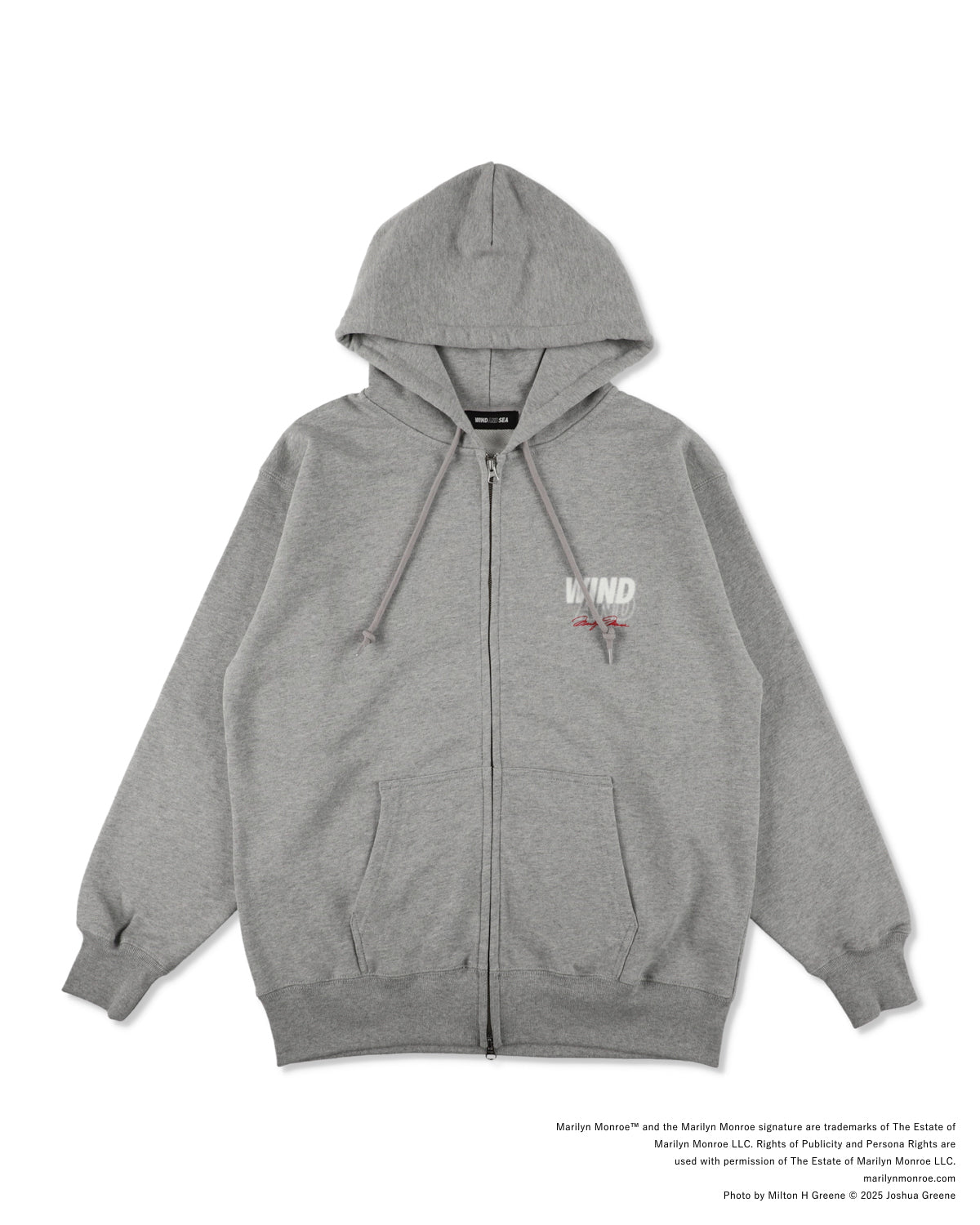 MARILYN MONROE x WDS ZIP HOODED SWEAT SHIRT – WIND AND SEA