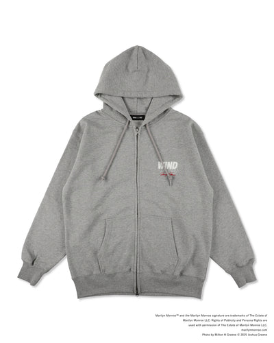MARILYN MONROE x WDS ZIP HOODED SWEAT SHIRT