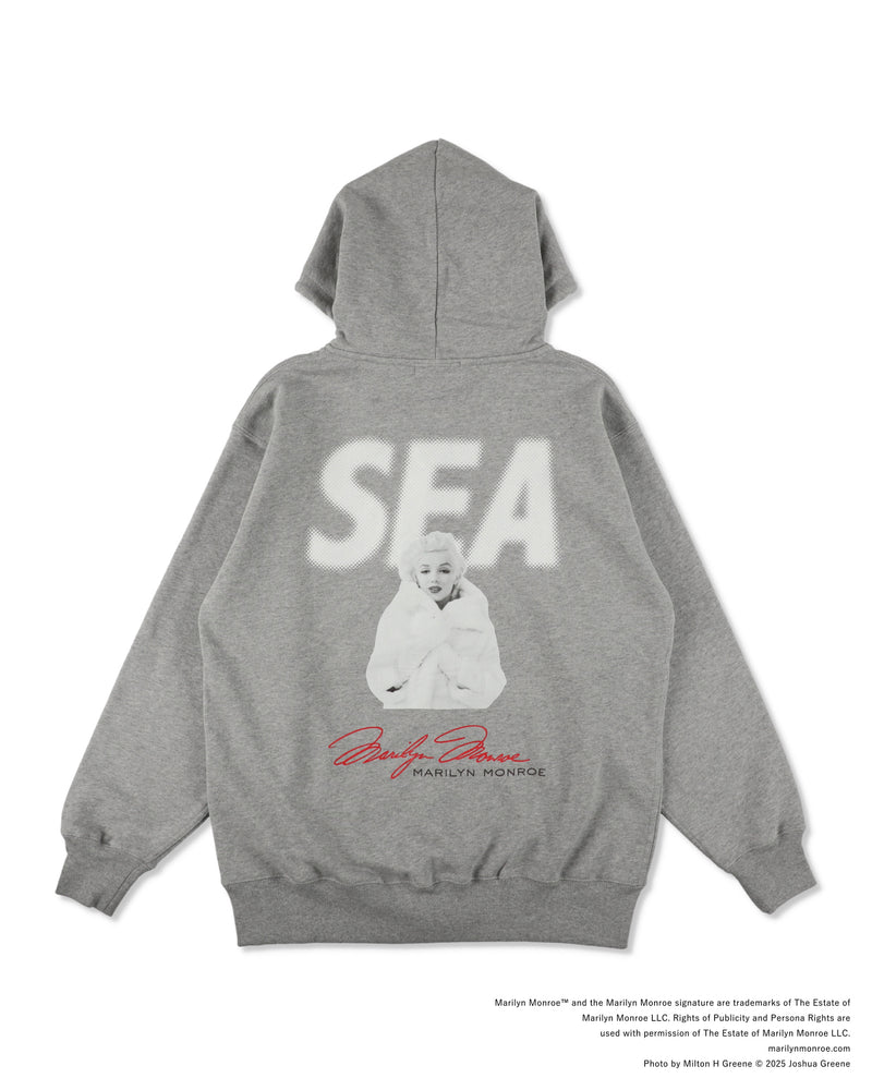 MARILYN MONROE x WDS ZIP HOODED SWEAT SHIRT