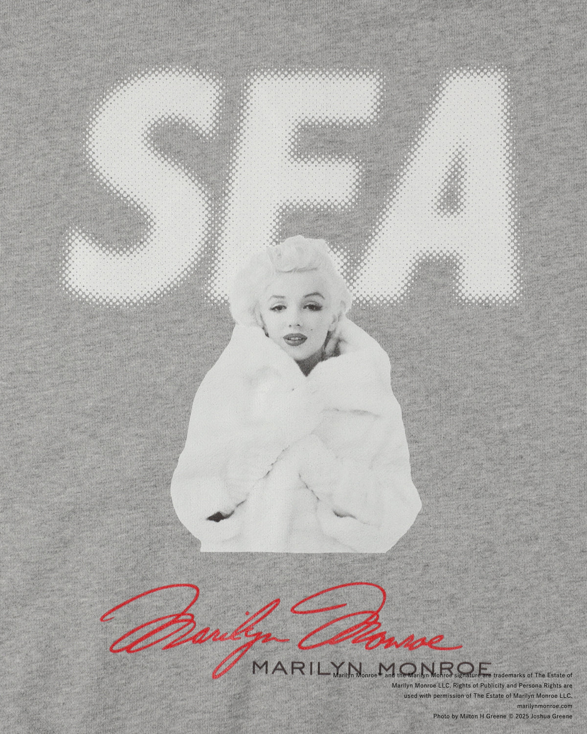 MARILYN MONROE x WDS ZIP HOODED SWEAT SHIRT