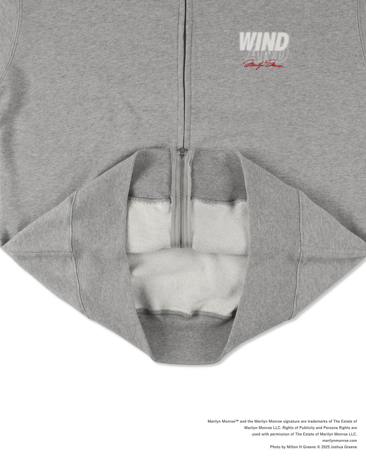 MARILYN MONROE x WDS ZIP HOODED SWEAT SHIRT – WIND AND SEA