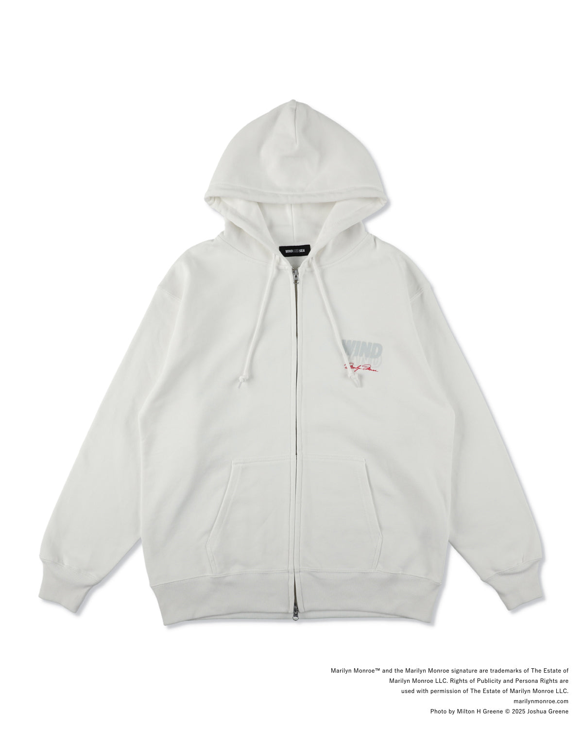MARILYN MONROE x WDS ZIP HOODED SWEAT SHIRT