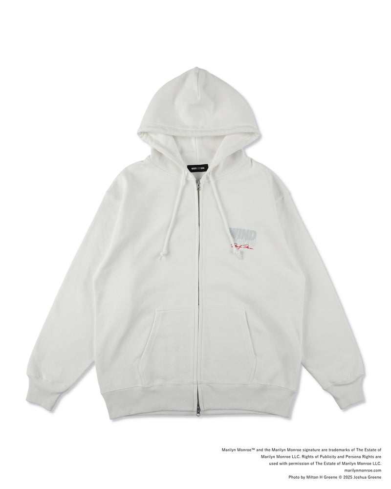 MARILYN MONROE x WDS ZIP HOODED SWEAT SHIRT