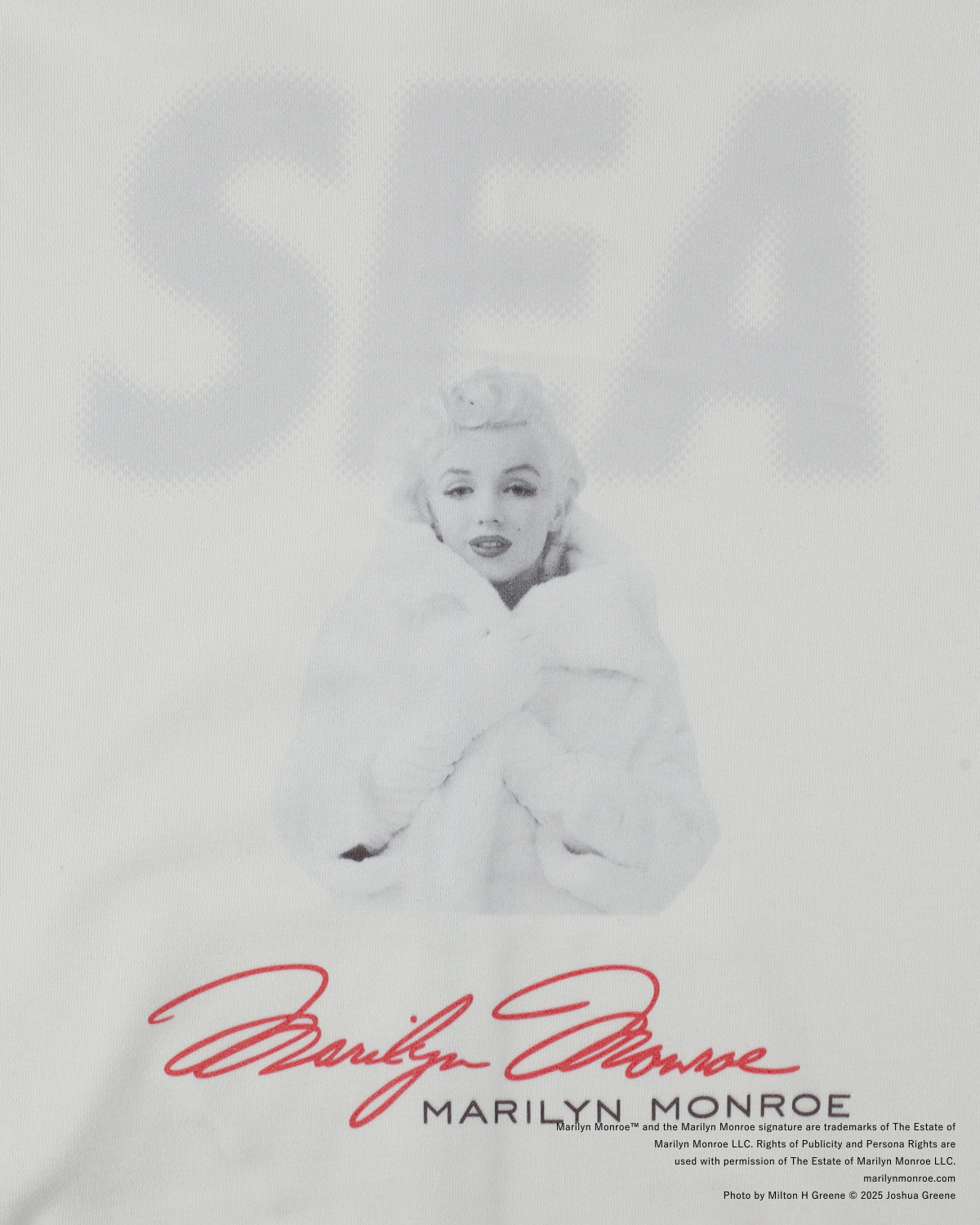 MARILYN MONROE x WDS ZIP HOODED SWEAT SHIRT